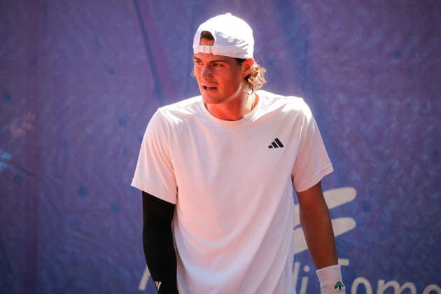 IPA87973749 - Olle Wallin (SWE) during the Como Lake Challenger, an international tennis tournament in Como, Italy, on August 31, 2026  Copyright: xRobertaxCorradin IPAxSportx xx 87973749