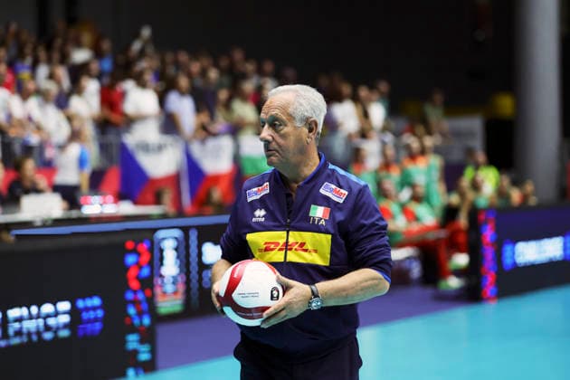 BRNO, CZECH REPUBLIC 20260831 Italy s Myriam Fatime Sylla during the round of 16 match of the Women s European Volleyball Championship between Italy and Bulgaria in Brno, Czech Republic. BRNO CZECH REPUBLIC x9200x