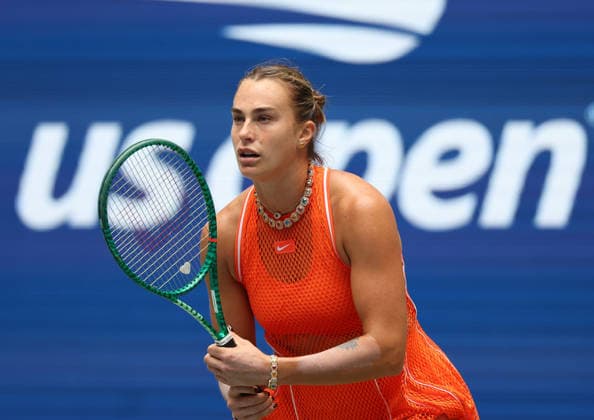 August 31, 2026, New York City, New York, USA: ARYNA SABALENKA during the match against C. Osorio of Colombia in the first round of Grand Slam tournament US Open. New York, USA. New York City USA - ZUMAc278 20260831_zsp_c278_015 Copyright: xMarcinxCholewinskix