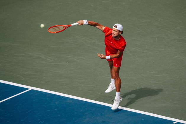 US Open tennis tournament - Day 2 Otto Virtanen of Finland in action against Andrey Rublev of Russia during the Men s Singles first round tennis match of the US Open Tennis Championships in Flushing Meadows, New York, USA, 31 August 2026. FLUSHING MEADOWS NEW YORK United States  Copyright: xOLGAxFEDOROVAx
