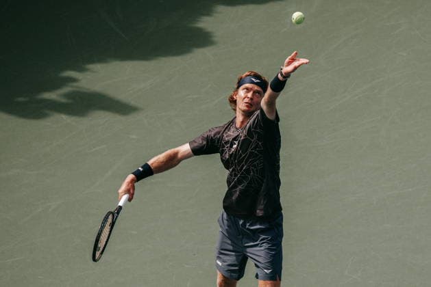 US Open tennis tournament - Day 2 Andrey Rublev of Russia in action against Otto Virtanen of Finland during the Men s Singles first round tennis match of the US Open Tennis Championships in Flushing Meadows, New York, USA, 31 August 2026. FLUSHING MEADOWS NEW YORK United States  Copyright: xOLGAxFEDOROVAx