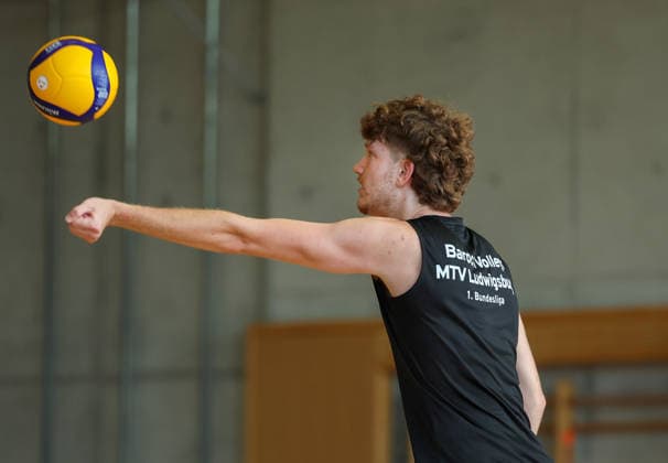 2026.08.31, Deutschland, Ludwigsburg, Volleyball Barock Volleys MTV Ludwigsburg Trainingsauftakt, Neuzugang Caleb Lipscomb