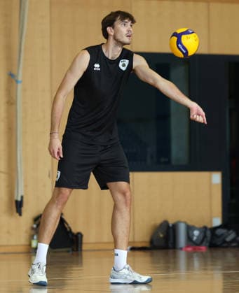 2026.08.31, Deutschland, Ludwigsburg, Volleyball Barock Volleys MTV Ludwigsburg Trainingsauftakt, Neuzugang Marius Büchi