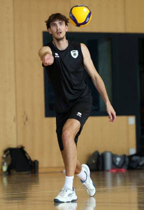 2026.08.31, Deutschland, Ludwigsburg, Volleyball Barock Volleys MTV Ludwigsburg Trainingsauftakt, Neuzugang Marius Büchi