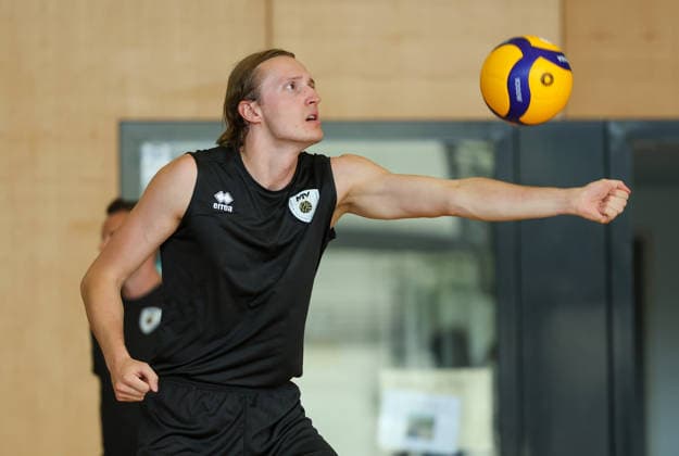 2026.08.31, Deutschland, Ludwigsburg, Volleyball Barock Volleys MTV Ludwigsburg Trainingsauftakt, Ben-Simon Bonin