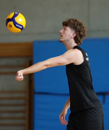 2026.08.31, Deutschland, Ludwigsburg, Volleyball Barock Volleys MTV Ludwigsburg Trainingsauftakt, Neuzugang Caleb Lipscomb