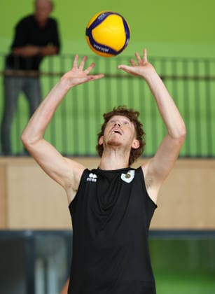 2026.08.31, Deutschland, Ludwigsburg, Volleyball Barock Volleys MTV Ludwigsburg Trainingsauftakt, Neuzugang Caleb Lipscomb