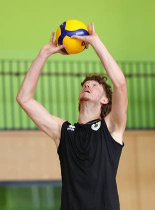 2026.08.31, Deutschland, Ludwigsburg, Volleyball Barock Volleys MTV Ludwigsburg Trainingsauftakt, Neuzugang Caleb Lipscomb