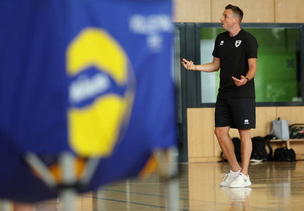 2026.08.31, Deutschland, Ludwigsburg, Volleyball Barock Volleys MTV Ludwigsburg Trainingsauftakt, Feature Trainer Patrick Steuerwald
