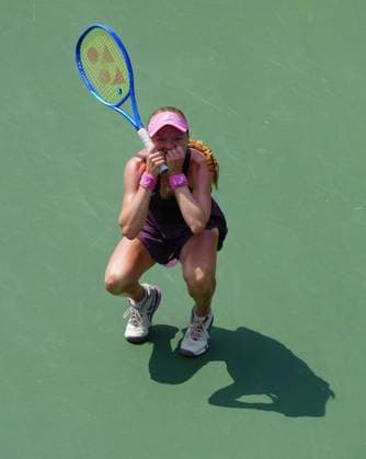 Harriet Dart celebrates her first round win over Peyton Stearns 2026 US Open, Day Two, USTA Billie Jean King National Tennis Center, New York, USA - 31 Aug 2026New York USTA Billie Jean King National T New York (NY) United States of America EDITORIAL USE ONLY No use with unauthorised audio, video, data, fixture lists, club league logos or live services. Online in-match use limited to 120 images, no video emulation. No use in betting, games or single club league player publications. Copyright: xJavierxGarcia Shutterstockx 17124548h