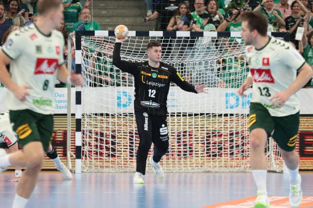 Handball, HBL2: SC DHfK Leipzig - GWD Minden; 31.08.2026 Torwart Anadin Suljakovic (12, SC DHfK Leipzig). Handball, 2. Bundesliga, Saison 2026 2027, 1. Spieltag: SC DHfK Leipzig vs. GWD Minden am 31.08.2026 in der Quarterback Immobilien Arena Leipzig. Copyright: xBEAUTIFULxSPORTS JanxKaeferx