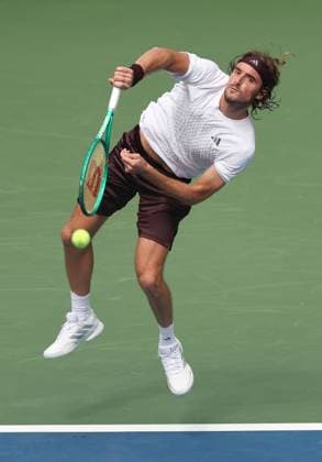 Stefanos Tsitsipas of Greece in action 2026 US Open, Day Two, USTA Billie Jean King National Tennis Center, New York, USA - 31 Aug 2026New York USTA Billie Jean King National T New York (NY) United States of America EDITORIAL USE ONLY No use with unauthorised audio, video, data, fixture lists, club league logos or live services. Online in-match use limited to 120 images, no video emulation. No use in betting, games or single club league player publications. Copyright: xEllaxLing Shutterstockx 17124549u