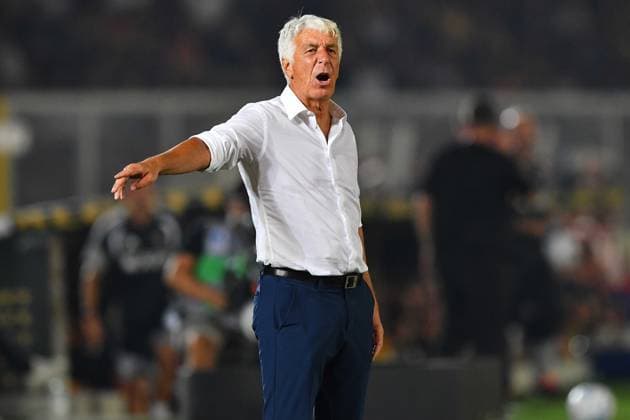 AS Roma s head coach Gian Piero Gasperini reacts during the Serie A Enilive matchday 2 match between US Lecce and AS Roma at the Via del Mare Stadium in Lecce, Italy, Monday, August 31, 2026. (Credit Image: Giovanni Evangelista LaPresse)  Copyright: xGiovannixEvangelista LaPressex