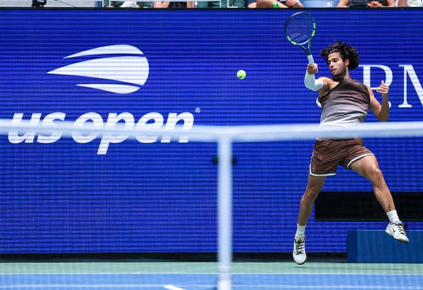 US Open tennis tournament - Day 2 Carlos Alcaraz of Spain in action against Roman Safiullin of Russia during the Men s Singles first round tennis match of the US Open Tennis Championships, in Flushing Meadows, New York, USA, 31 August 2026. FLUSHING MEADOWS NEW YORK United States  Copyright: xCRISTOBALxHERRERA-ULASHKEVICHx
