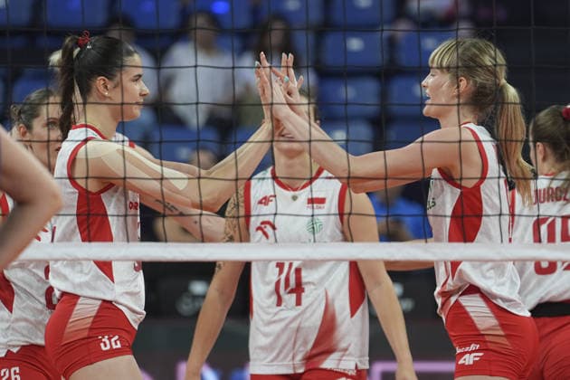 Poland v Portugal - CEV EuroVolley 2026 ISTANBUL, TURKIYE - AUGUST 31: Players of Poland celebrate after a point during the 2026 CEV Women s European Volleyball Championship Round of 16 match between Poland and Portugal at Sinan Erdem Sports Hall in Istanbul, Turkiye, on August 31, 2026. Beyza Comert Anadolu Istanbul Turkey. Editorial use only. Please get in touch for any other usage.  Copyright: x2026xAnadoluxBeyzaxComertx