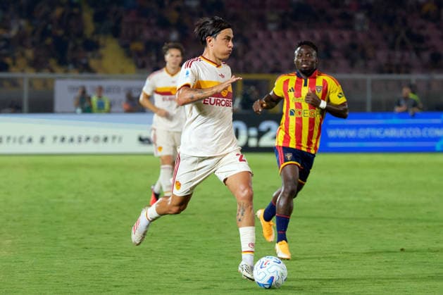 IPA87980574 - Paulo Dybala of AS Roma during the US Lecce vs. AS Roma Italian Serie A soccer match in Lecce, Italy, on August 31, 2026  Copyright: xEmmanuelexMastrodonato IPAxSportx xx 87980574