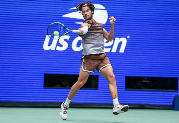 US Open tennis tournament - Day 2 Carlos Alcaraz of Spain in action against Roman Safiullin of Russia during the Men s Singles first round tennis match of the US Open Tennis Championships, in Flushing Meadows, New York, USA, 31 August 2026. FLUSHING MEADOWS NEW YORK United States  Copyright: xCRISTOBALxHERRERA-ULASHKEVICHx