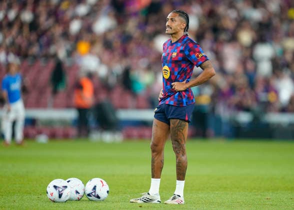 ESP: FC Barcelona, Barca - Rayo Vallecano. La Liga EA Sports. Matchday 3. Raphael Dias Belloli Raphinha of FC Barcelona during the La Liga EA Sports match between FC Barcelona and Rayo Vallecano played at Spotify Camp Nou Stadium on 31 Aug 2026 in Barcelona, Spain. kpng Copyright: xSergioxRuizx xPRESSINPHOTOx PS_2627_BAR_RAY_011