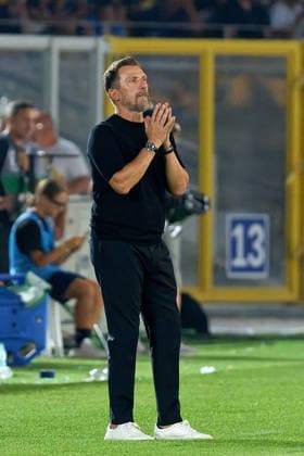 SOCCER - Serie A - US Lecce vs. AS Roma Photo by IPA ABACAPRESS.COM87980941 - Coach Eusebio Di Francesco of US Lecce during the US Lecce vs. AS Roma Serie A soccer match in Lecce, Italy, on August 31, 2026 Lecce Italy  Copyright: xIPAxSport ABACAx