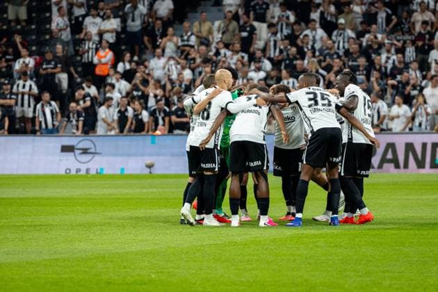 Besiktas JK vs Corum FK Trendyol Super League 3rd week Besiktas JK team motivation prior to the Trendyol Super League 3nd week match between Besiktas JK and Corum FK at Tupras Stadium on August 31th, 2026. Istanbul Turkey  Copyright: xBurakxBasturkx