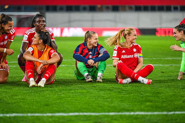 31.08.2026, München, Deutschland. Google Pixel Frauen-Bundesliga: FC Bayern München Frauen gegen 1. FSV Mainz 05 Frauen am FC Bayern Campus. Erstes Heimspiel des FC Bayern München in der Saison 2026 27. Regina van Eijk (FC Bayern Frauen) *** August 31, 2026, Munich, Germany Google Pixel Women s Bundesliga: FC Bayern Munich Women vs. 1. FSV Mainz 05 Women at the FC Bayern Campus FC Bayern Munich s first home game of the 2026–27 season Regina van Eijk FC Bayern Women