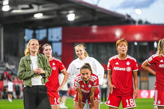 31.08.2026, München, Deutschland. Google Pixel Frauen-Bundesliga: FC Bayern München Frauen gegen 1. FSV Mainz 05 Frauen am FC Bayern Campus. Erstes Heimspiel des FC Bayern München in der Saison 2026 27. Franziska Kett (FC Bayern Frauen) *** August 31, 2026, Munich, Germany Google Pixel Women s Bundesliga: FC Bayern Munich Women vs. 1. FSV Mainz 05 Women at the FC Bayern Campus FC Bayern Munich s first home game of the 2026–27 season Franziska Kett, FC Bayern Women