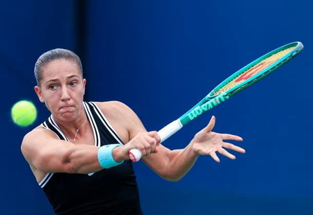 US Open tennis tournament - Day 2 Diane Parry of France in action against Viktorija Golubic of Switzerland during the Women s Singles round one of the US Open Tennis Championships at the USTA Billie Jean King National Tennis Center in Flushing Meadows, New York, USA, 31 August 2026. FLUSHING MEADOWS NEW YORK United States  Copyright: xCRISTOBALxHERRERA-ULASHKEVICHx