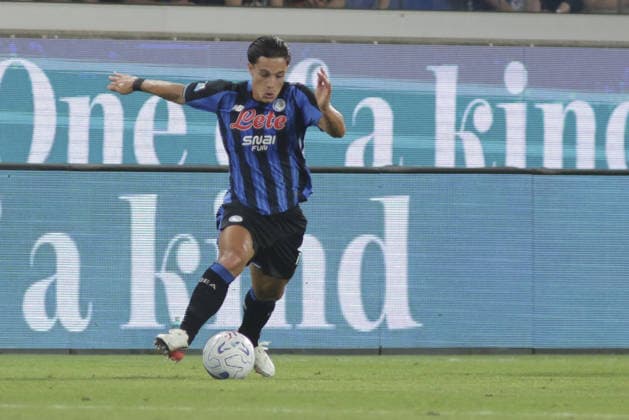 SOCCER - Serie A - Atalanta BC vs. Bologna FC Photo by IPA ABACAPRESS.COM87981818 - Giacomo Raspadori of Atalanta BC plays the ball during the Atalanta BC vs. Bologna BFC match, Round 2 of the 2026-27 Serie A Enilive season, at the New Balance Arena in Bergamo (BG), Italy, on August 31, 2026. Bergamo Italy  Copyright: xIPAxSport ABACAx