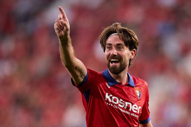 CA Osasuna v Getafe CF - LaLiga EA Sports Moi Gomez of CA Osasuna reacts during the LaLiga EA Sports match between CA Osasuna and Getafe CF at El Sadar on August 31, 2026, in Pamplona, Spain. Pamplona El Sadar Navarra Spain RL_CAOvGET_LALIGA_2K26_000053 Copyright: xRicardoxLarreinax