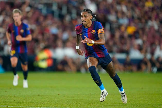 ESP: FC Barcelona, Barca - Rayo Vallecano. La Liga EA Sports. Matchday 3. Raphael Dias Belloli Raphinha of FC Barcelona during the La Liga EA Sports match between FC Barcelona and Rayo Vallecano played at Spotify Camp Nou Stadium on 31 Aug 2026 in Barcelona, Spain. kpng Copyright: xSergioxRuizx xPRESSINPHOTOx PS_2627_BAR_RAY_051