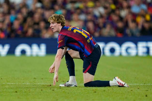 ESP: FC Barcelona, Barca - Rayo Vallecano. La Liga EA Sports. Matchday 3. Anthony Gordon of FC Barcelona during the La Liga EA Sports match between FC Barcelona and Rayo Vallecano played at Spotify Camp Nou Stadium on 31 Aug 2026 in Barcelona, Spain. kpng Copyright: xSergioxRuizx xPRESSINPHOTOx PS_2627_BAR_RAY_054