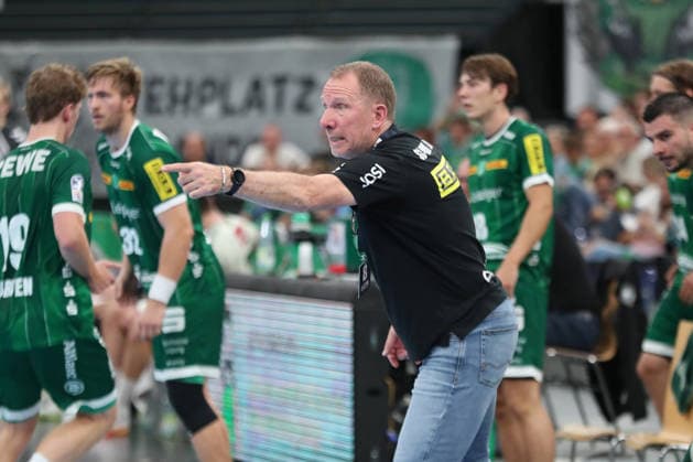 Handball, HBL2: SC DHfK Leipzig - GWD Minden; 31.08.2026 Cheftrainer Frank Carstens (SC DHfK Leipzig). Handball, 2. Bundesliga, Saison 2026 2027, 1. Spieltag: SC DHfK Leipzig vs. GWD Minden am 31.08.2026 in der Quarterback Immobilien Arena Leipzig. Copyright: xBEAUTIFULxSPORTS JanxKaeferx
