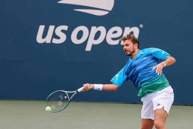 US Open tennis tournament - Day 2 Stan Wawrinka of Switzerland in action against Matteo Berrettini of Italy during the Men s Singles round one of the US Open Tennis Championships at the USTA Billie Jean King National Tennis Center in Flushing Meadows, New York, USA, 31 August 2026. FLUSHING MEADOWS NEW YORK United States  Copyright: xOLGAxFEDOROVAx