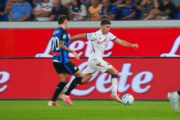 IPA87984858 - Nicolo Cambiaghi, during the Italian Serie A soccer match between Atalanta BC and Bologna FC 1909 at the New Balance Arena in Bergamo on August 31, 2026. During the Atalanta BC vs. Bologna FC Italian Serie A soccer match in Bergamo, Italy, on August 31, 2026  Copyright: xAlessioxMorgese IPAxSportx xx 87984858