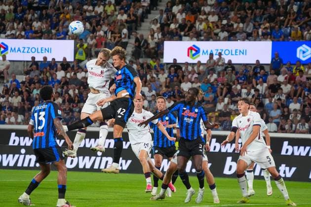 IPA87984861 - Giorgio Scalvini, during the Italian Serie A soccer match between Atalanta BC and Bologna FC 1909 at the New Balance Arena in Bergamo on August 31, 2026. During the Atalanta BC vs. Bologna FC Italian Serie A soccer match in Bergamo, Italy, on August 31, 2026  Copyright: xAlessioxMorgese IPAxSportx xx 87984861