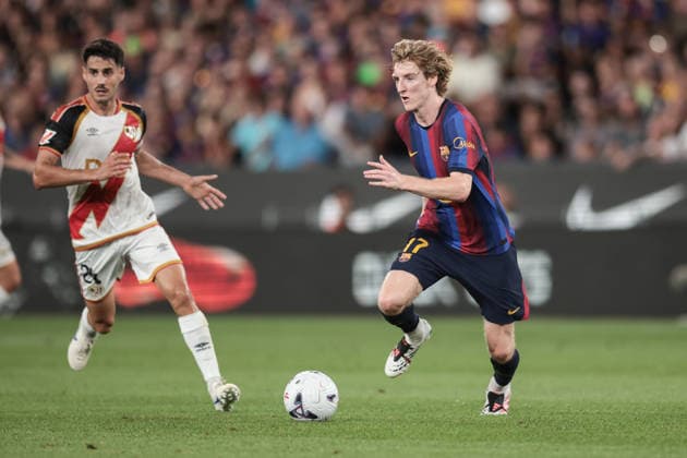 August 31, 2026, Barcelona, Catalonia, Spain: August 31th, 2026, Barcelona, Spain. FC Barcelona, Barca v Rayo Vallecano - LaLiga: .Anthony Gordon of FC Barcelona. FC Barcelona V Rayo Vallecano - LaLiga.August 31th  - ZUMAa178 20260831_aap_a178_021 Copyright: xJanxKolodziejx
