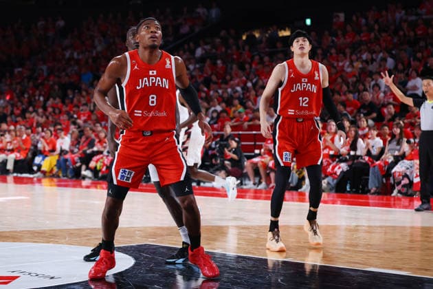 (L-R) Rui Hachimura, Yuta Watanabe (JPN), AUGUST 31, 2026 - Basketball : FIBA Basketball World Cup 2027 Asian Qualifiers Window4 between Japan - Qatar at Toyota Arena Tokyo, Tokyo, Japan. Noxthirdxpartyxsales  aflo_344046679 YUTAKAx