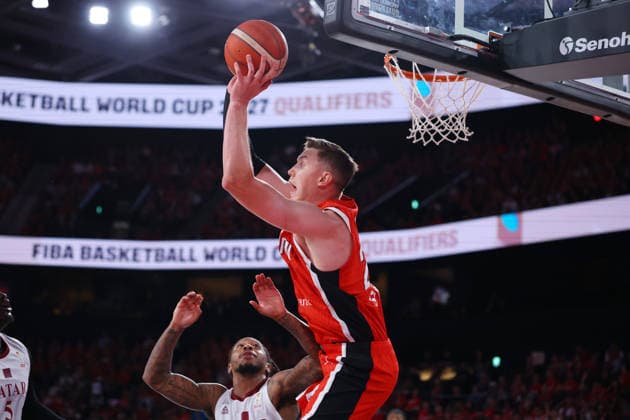 Josh Hawkinson (JPN), AUGUST 31, 2026 - Basketball : FIBA Basketball World Cup 2027 Asian Qualifiers Window4 between Japan - Qatar at Toyota Arena Tokyo, Tokyo, Japan. Noxthirdxpartyxsales  aflo_344107881 YUTAKAx