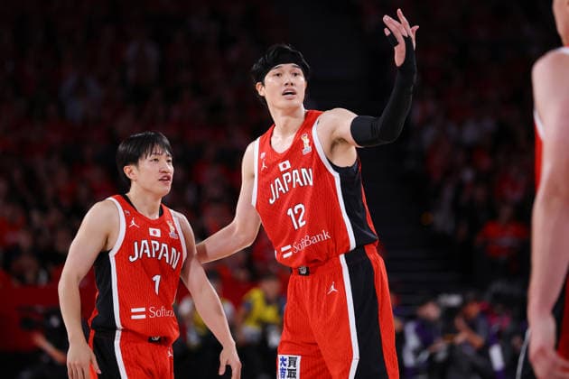 (L-R) Takumi Saito, Yuta Watanabe (JPN), AUGUST 31, 2026 - Basketball : FIBA Basketball World Cup 2027 Asian Qualifiers Window4 between Japan - Qatar at Toyota Arena Tokyo, Tokyo, Japan. Noxthirdxpartyxsales  aflo_344108235 YUTAKAx
