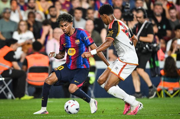 August 31, 2026, Barcelona, Spain, Spain: Lamine YAMAL of Barcelona during the LaLiga match between FC Barcelona, Barca and Rayo Vallecano de Madrid at Spotify Camp Nou Stadium on August 31, 2026 in Barcelona, Spain. FC Barcelona V Rayo Vallecano De Madrid - LaLiga  - ZUMAm308 20260831_zsp_m308_007 Copyright: xMatthieuxMirvillex