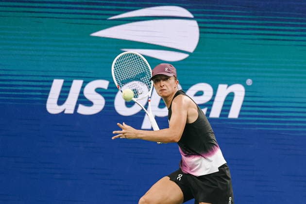 US Open tennis tournament - Day 2 Iga Swiatek of Poland in action against Xiyu Wang of China during the Women s Singles first round tennis match of the US Open Tennis Championships, in Flushing Meadows, New York, USA, 31 August 2026. FLUSHING MEADOWS NEW YORK United States  Copyright: xOLGAxFEDOROVAx