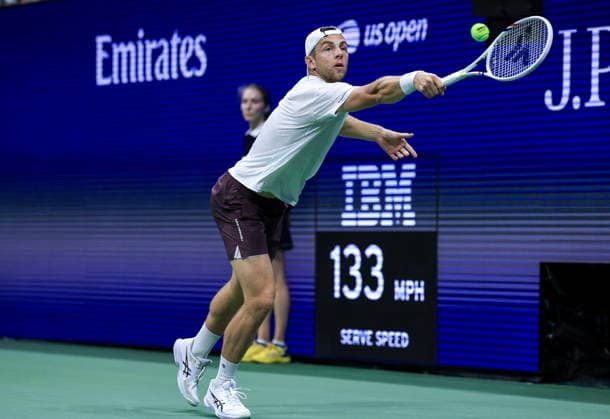 US Open tennis tournament - Day 2 Tallon Griekspoor of Netherlands in action against Ben Shelton of USA during the Men s Singles first round of the US Open Tennis Championships in Flushing Meadows, New York, USA, 31 August 2026. FLUSHING MEADOWS NEW YORK United States  Copyright: xCRISTOBALxHERRERA-ULASHKEVICHx