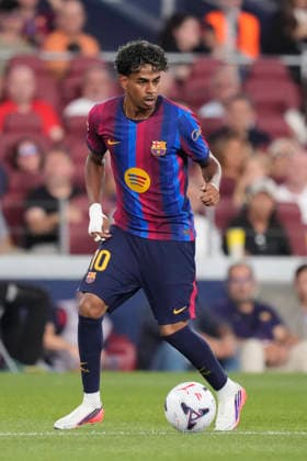 FC Barcelona, Barca v Rayo Vallecano de Madrid - LaLiga EA Sports 2026 27 Lamine Yamal right winger of Barcelona and Spain during the LaLiga EA Sports 2026 27 match between FC Barcelona and Rayo Vallecano de Madrid at Spotify Camp Nou on August 31, 2026 in Barcelona, Spain. Barcelona Spain  Copyright: xJosexBretonx originalFilename:bretonhernandez-fcbarcel260831_npQ76.jpg