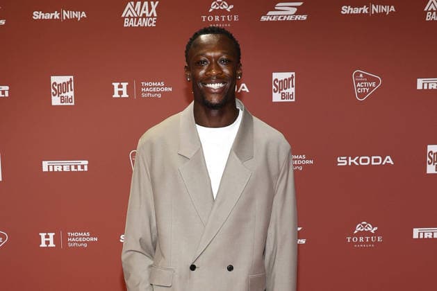 Owen Ansah bei der Verleihung vom Bild Award am 31.08.2026 in Hamburg Owen Ansah attends the Sport Bild Award ceremony on August 31, 2026 in Hamburg, Germany Sport Bild Award 2026 in Hamburg