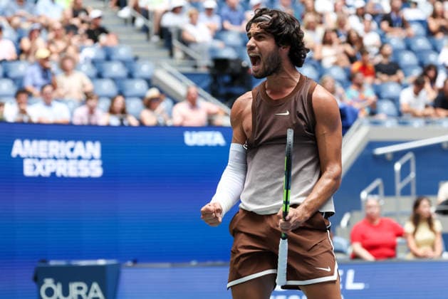 US Open 2026 Carlos Alcaraz during US Open 2026 tennis tournament in New York, USA, on August 31, 2026 New York USA  Copyright: xFotoxOlimpikx originalFilename:jastrzebowski-usopen20260831_npAQM.jpg