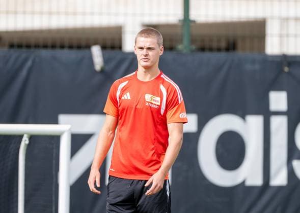 Fußball, Herren, Saison 2026 2027, 1. Bundesliga, 1. FC Union Berlin, Training auf Trainingsplatz II, Tom Rothe (1. FC Union Berlin), 01.09.2026, *** Soccer, Men s, 2026–2027 Season, Bundesliga 1, 1. FC Union Berlin, Practice on Training Field II, Tom Rothe (1. FC Union Berlin), September 1, 2026, Copyright: xMatthiasxKochx