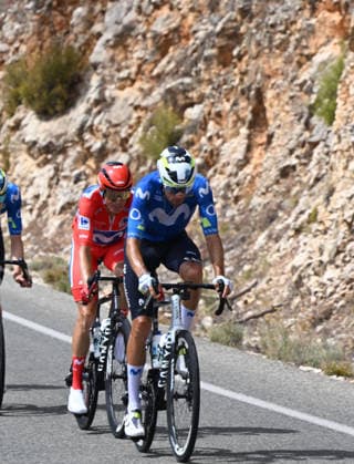01-09-2026 Vuelta A Espana; Tappa 10 Alcaraz - Elche De La Sierra; 2026, Movistar; Mas, Enric; Arcas Pena, Jorge; 