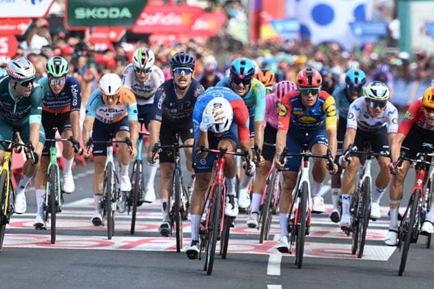 01-09-2026 Vuelta A Espana; Tappa 10 Alcaraz - Elche De La Sierra; 2026, Groupama - Fdj United; 2026, Lidl - Trek; Tronchon, Bastien; Nys, Thibau; Elche De La Sierra; 