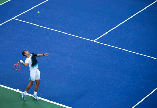 US Open tennis tournament - Day 3 Flavio Cobolli of Italy in action against Francisco Comesana of Argentina during the men s singles first round of the US Open Tennis Championships at the USTA Billie Jean King National Tennis Center in Flushing Meadows, New York, USA, 01 September 2026. The 2026 US Open tournament runs from 23 August through 13 September. FLUSHING MEADOWS NEW YORK United States  Copyright: xCRISTOBALxHERRERA-ULASHKEVICHx
