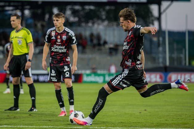 SOCCER - BL, WAC vs LASK WOLFSBERG,AUSTRIA,01.SEP.26 - SOCCER - ADMIRAL Bundesliga, Wolfsberger AC vs Linzer ASK. Image shows Kasper Joergensen (LASK).  GEPAxpictures xMatthiasxTrinkl